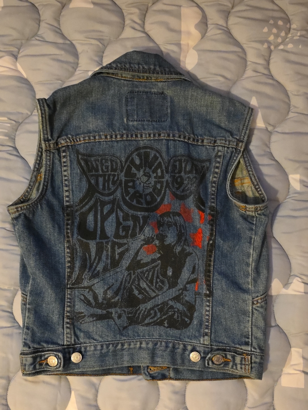 Levi's Blue Denim Vest